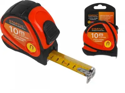 Рулетка 10м/25мм STARTUL STANDART (ST3112-1025M) наличный и безналичный расчет