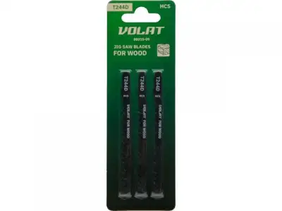 Пилка лобз. по дереву T244D (3 шт.) ВОЛАТ (пропил криволинейный, грубый, быстрый рез) наличный и безналичный расчет