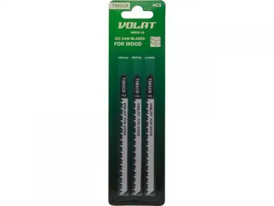Пилка лобз. по дереву T301CD (3 шт.) ВОЛАТ (пропил прямой, тонкий, аккуратный и чистый рез) наличный и безналичный расчет