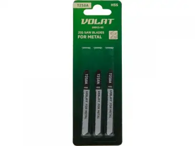Пилка лобз. по металлу T218A (3 шт.) ВОЛАТ (пропил криволинейный, тонкий, для базовых работ) наличный и безналичный расчет