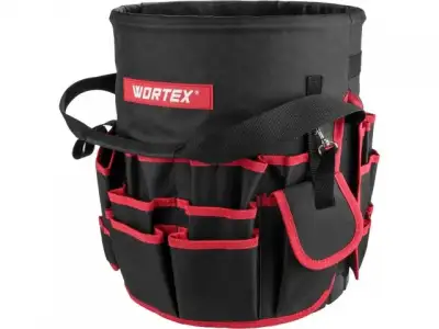 Сумка для инструмента WORTEX WB 3037 оксфорд, 370x300х300 мм, вес до 25 кг (58 отсеков хранения) наличный и безналичный расчет