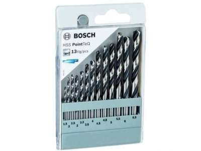 Набор сверл по мет. 13шт 1.5-6.5мм HSS-G PointTeQ (BOSCH) наличный и безналичный расчет