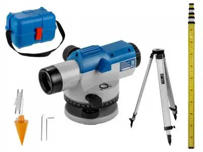 Нивелир оптический BULL OL 3201 + аксессуары в кор. (увеличение 32х, до 120 м, резьба 5/8