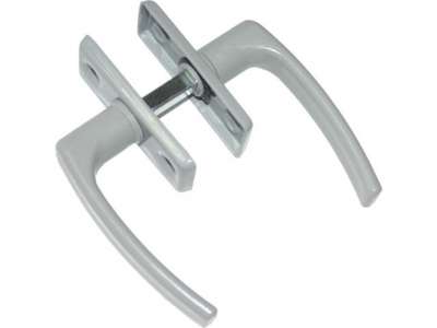 Ручка для теплиц 2-сторон. пласт/серый цинк STARFIX наличный и безналичный расчет