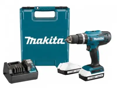 Аккум. ударная дрель-шуруповерт MAKITA G-seria HP488D006 в чем. (18.0 В, 2 акк., 2.0 А/ч Li-Ion, 2 скор., 42 Нм, шурупы до 36 мм, сверление в металле наличный и безналичный расчет