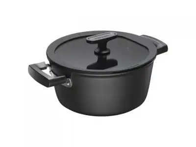 Кастрюля 3.5л c крышкой Hard Face FISKARS наличный и безналичный расчет