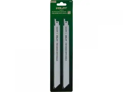 Пилка сабельная по дереву с гвоздями S1122VF (2 шт.) ВОЛАТ (240мм, универсальная, полотно для сабельной пилы, пропил прямой, тонкий, для подгоночных п наличный и безналичный расчет