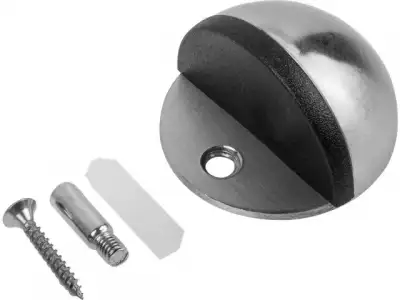 Упор дверной d-45мм круглый мат. xром STARFIX наличный и безналичный расчет