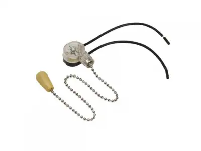 Выключатель для настенного светильника c проводом и деревянным наконечником <Silver> REXANT наличный и безналичный расчет