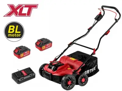 Аккум. аэратор-скарификатор WORTEX CAE 3736 ALL1 XLT SET БЕСЩЁТ.ДВИГ., 18В+18В, шир. 37 см (2 4Ач акб, зу, вал для аэрации, вал для скарификации, 5 ре наличный и безналичный расчет