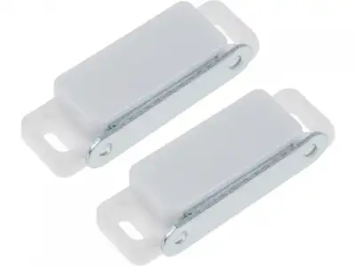 Защелка магнитная 74мм белая (2 шт в пакете) STARFIX наличный и безналичный расчет