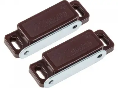 Защелка магнитная 74мм коричневая (2 шт в пакете) STARFIX наличный и безналичный расчет
