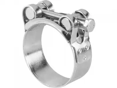 Хомут силовой 40-43мм, цинк (20 шт в пакете) STARFIX наличный и безналичный расчет