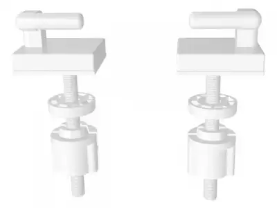 Крепеж для сиденья унитаза Shell, AV Engineering наличный и безналичный расчет