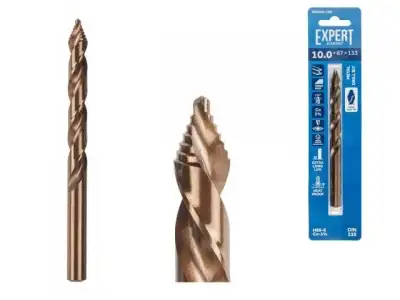 Сверло по металлу ц/х 10.0х87х133 мм HSS-Co EXPERT STARTUL (кобальт 5%) наличный и безналичный расчет