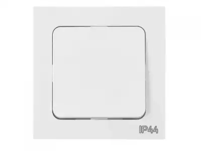 Выключатель 1 клав. (cкрытый, 10А) белый, Astrum, Bylectrica наличный и безналичный расчет