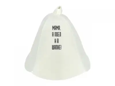 Шапка для бани и сауны 