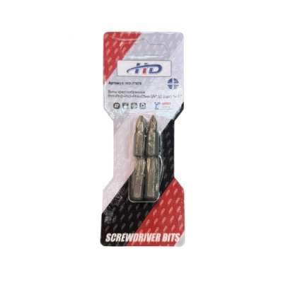 Биты крестообразные PH1+PH2+PH3+PH4х25мм 1/4" S2 (4шт) "H-D" наличный и безналичный расчет