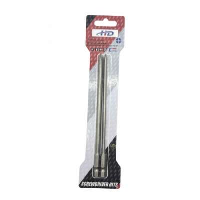 Биты крестообразные PH1+PH2х150мм 1/4" S2 (2шт) "H-D" наличный и безналичный расчет