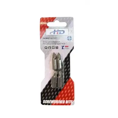 Биты крестообразные PH1х25мм 1/4" S2 (4шт) "H-D" наличный и безналичный расчет