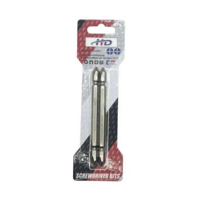 Биты крестообразные PH2xPH2х100мм 1/4" S2 (2шт) "H-D" наличный и безналичный расчет
