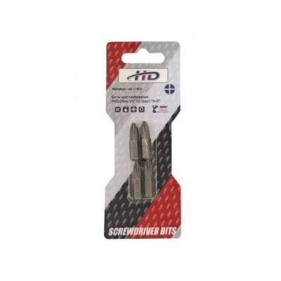 Биты крестообразные PH2х25мм 1/4" S2 (4шт) "H-D" наличный и безналичный расчет