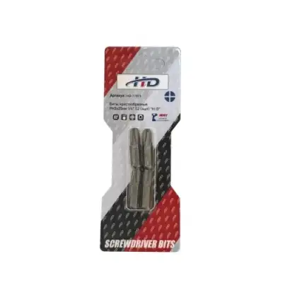Биты крестообразные PH3х25мм 1/4" S2 (4шт) "H-D" наличный и безналичный расчет