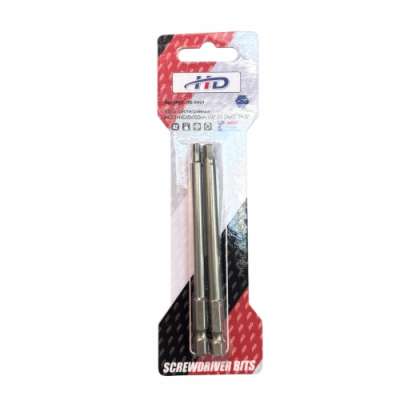 Биты шестигранные HEX3+HEX5х100мм 1/4" S2 (2шт) "H-D" наличный и безналичный расчет