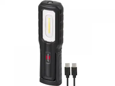 Фонарь-переноска аккумуляторный 700+100Лм  IP54 HL 701 A Brennenstuhl (с гибким основанием и магнитом, кабель USB-C в комплекте) наличный и безналичный расчет