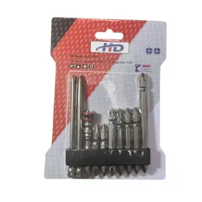 Биты крестообразные 50-100мм 1/4" S2 (набор 10пр) "H-D" наличный и безналичный расчет