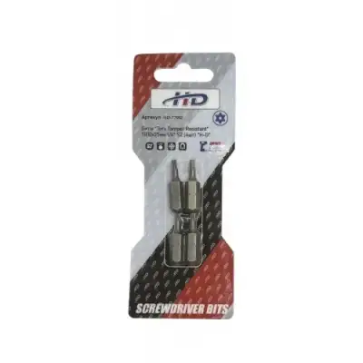 Биты "Torx Tamper Resistant" TR10x25мм 1/4" S2 (4шт) "H-D" наличный и безналичный расчет