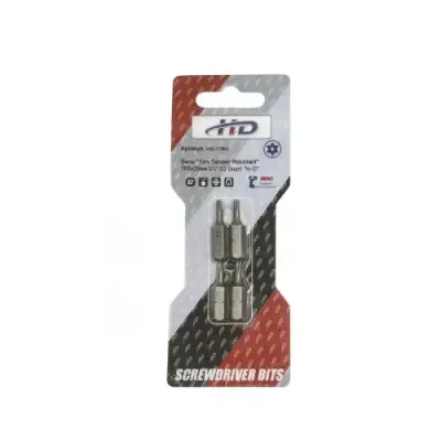 Биты "Torx Tamper Resistant" TR9x25мм 1/4" S2 (4шт) "H-D" наличный и безналичный расчет
