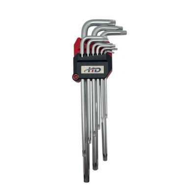 Ключи TORX с отверстием T10-T50 удлиненные (набор 9шт.) CrV "H-D" наличный и безналичный расчет