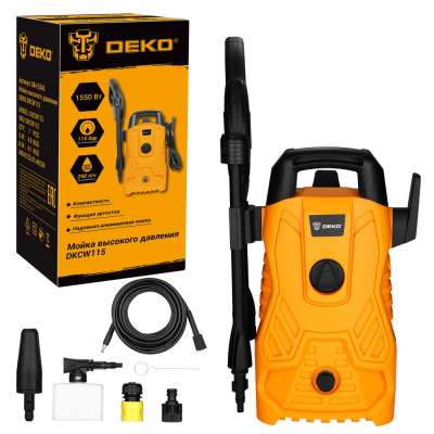 Мойка высокого давления DEKO DKCW115 наличный и безналичный расчет