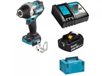 Аккум. ударный гайковерт MAKITA LXT DTW700RF1J в кейсе (18.0 В, 1 акк., 3.0 А/ч Li-Ion, посадочн. квадрат 1/2 