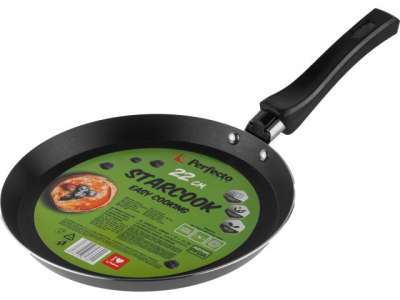 Сковорода блинная ф 22х2.0 см, штамп., алюм., антиприг. покр., серия STARCOOK, PERFECTO LINEA наличный и безналичный расчет