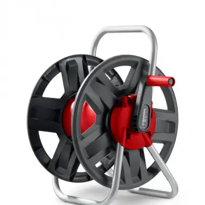 GRINDA HRM-60, для шлангов 60м x 1/2″ и 30м х 3/4″, стальные опоры, пластиковый барабан, катушка для шлангов (8-428410) наличный и безналичный расчет