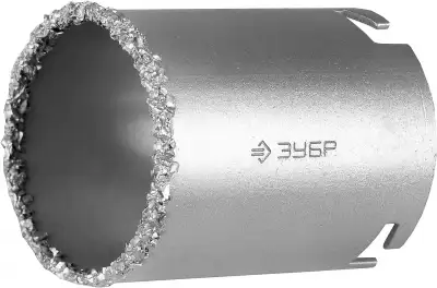 ЗУБР 83 мм, L 55 мм, карбид вольфрама, кольцевая коронка (33350-83) наличный и безналичный расчет