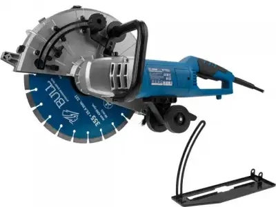 Бетонорез электрический BULL BCS 3526 в кор. 2600 Вт, 355 мм, глуб. 125 мм (4300 об/мин, мокрый и сухой рез) наличный и безналичный расчет