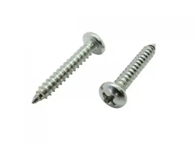 Шуруп 2.2х6.5 мм полусф. головка, белый цинк, острый, DIN 7981 (100 шт в зип-локе) STARFIX наличный и безналичный расчет