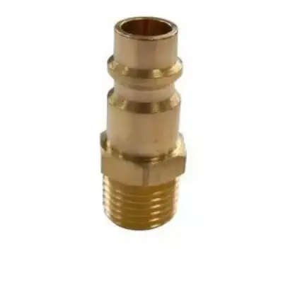 Штуцер пневматический быстроразъемный, наружная резьба 1/4" (латунь) "H-D" наличный и безналичный расчет