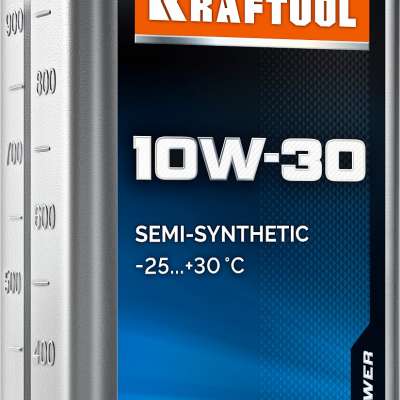 KRAFTOOL 10W-30, 1 л, полусинтетическое масло для 4-тактных двигателей (41513-1) наличный и безналичный расчет