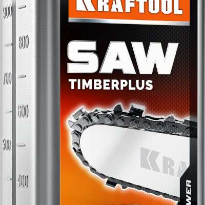 KRAFTOOL TimberPlus, 1 л, цепное полусинтетическое масло для бензо и электропил (41521-1) наличный и безналичный расчет