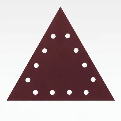 STEHER GIRAFFE T-285 мм, Р180, шлифовальный треугольник на липучке, 12 отв., 5 шт. (35683-180) наличный и безналичный расчет