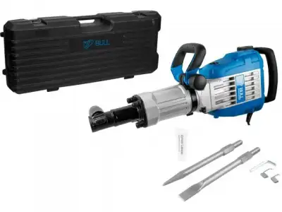 Отбойный молоток BULL SH 1502 1700 Вт, 55 Дж, HEX 30, конст. электр., 1650 уд/мин наличный и безналичный расчет