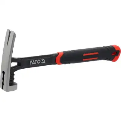 Молоток столярный с гвоздодером 500гр, 345мм, цельнометаллический, кованый "Yato" наличный и безналичный расчет