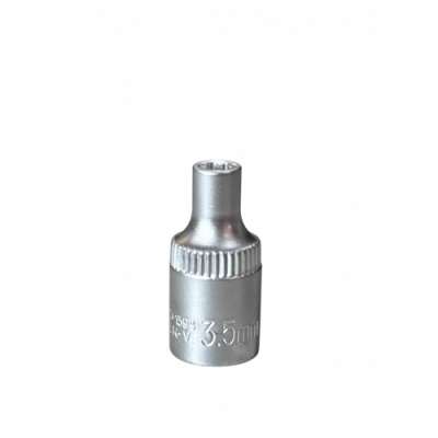 Головка торцевая 1/4" 6гр. 3.5мм L25мм CrV "H-D" наличный и безналичный расчет
