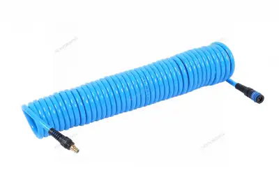 Шланг воздушный спиральный NORDBERG ПУ с быстроразъемным соединением диам. 8x12 мм, 11 м HS0811PU-1 наличный и безналичный расчет