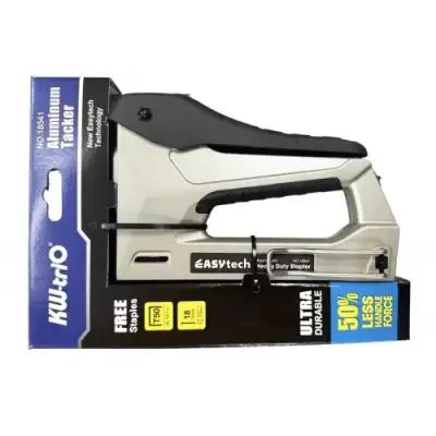 Степлер 6-14мм (тип 140/ G/ 11/ T50) 2 в 1, усилие 17 lbs, алюминиевый "KW-triO" Тайвань наличный и безналичный расчет