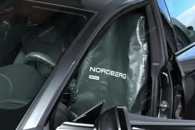 Комплект защитных накидок на сиденье и руль NORDBERG серый NN56G наличный и безналичный расчет